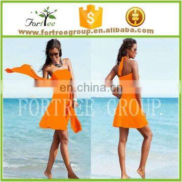 Beach short dress wholesale beachwear dresses woman ladies sexy summer mature bikini beachwear