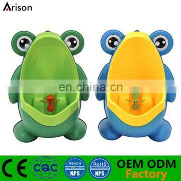 PP frog shaped cartoon wall urinal children piss training urinal animal design urinal