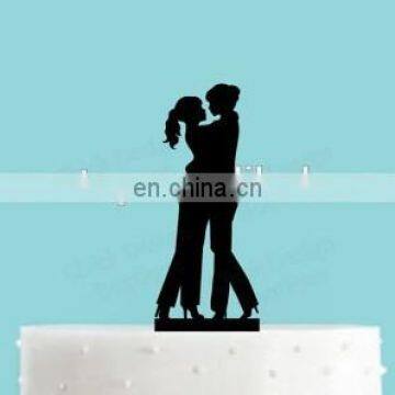 Bride and Bride Couple In Love Acrylic Wedding Cake Topper Lesbian Cake Topper