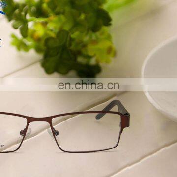 Any Occasion Classic Rectangular Full Rim Metal Fake Designer Eyeglasses