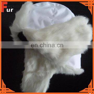 Beautiful White color Aviator Rabbit Fur Hat