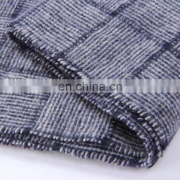 Inner Mongolia 2017 Autumn Winter Woolen Thick Men Warm Classic Plaid Long Tassel Wool Scarf