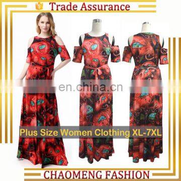 5001# 2017 Latest Designs Trend Chic Sundress Long Floral Print Maternity Dresses Bohemian Maxi Casual Beach Dress Plus Size