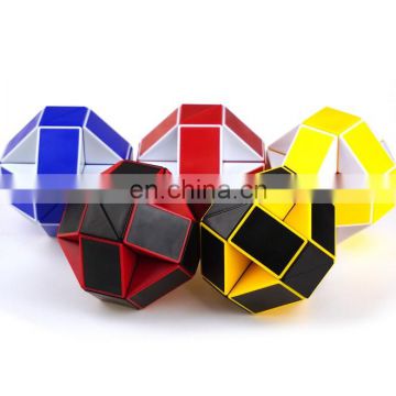 Snake Speed Cube Puzzle Fidget Cube Toy Twisty Puzzle Twist Magic Ruler Cube Christmas Gifts