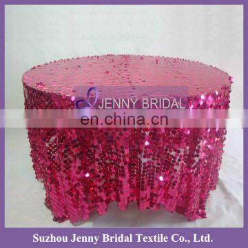 TL019G large round sequin table overlay