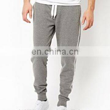 Custom botom narrow embroider cotton sweatpants - jogger sweatpants - slim fitted tapered jogger sweatpants