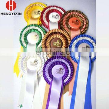 Wholesale profession supplier award ribbon rosette for horse race