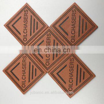 Custom Fake Labels Faux Leather Labels photo-2
