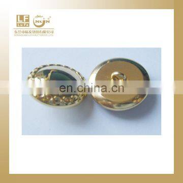 23mm high quality metal sewing button in hang plating for coat