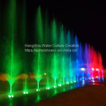 Fountain show musioc dancing fountian LED show fire show in the river or lake or near shopping mall