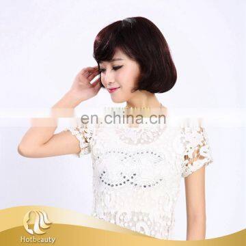 New Product 2/33# Color Low Temperature Synthetic Machine Full Hair Wig photo-5