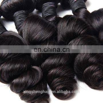 No shedding no tangle high quality soft thick double drawn virgin 8a grade brazilian hair