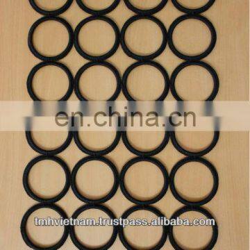 Black pp yarn crochet scarf hanger