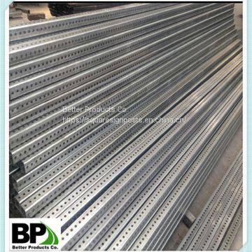 Perforated Outdoor Galvanized Steels Quare Post