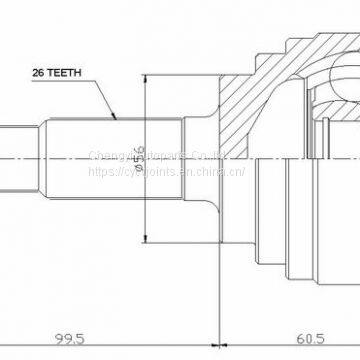 Sell CV JOINT TO-32/43410-32271 43420-32211 43410-32090 43420-32070/Japanese Car ,spare Parts