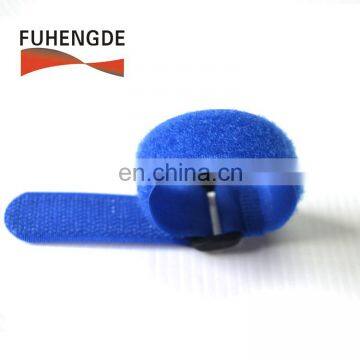 Hook and Loop Klettband Reusable Fastening Wrap Strap/ Hook Loop Strap With Plastic Buckle End photo-4