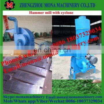 2017 hot sale straw hammer mill 9FQ with diesel engine