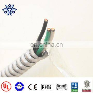 THHN wire conductor aluminum alloy interlocked armorType AC/BX armored cable