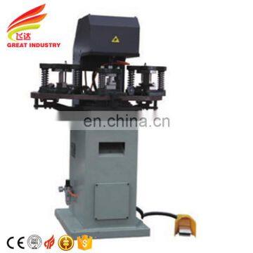 4-6 molds pneumatic square hole drill machine for punch aluminum window and door