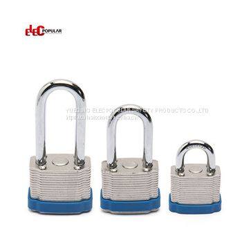 38mm Laminated Steel Shackle Safety Padlocks EP-8562 Metal Body Padlock photo-4
