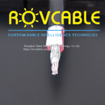 Underwater flexible electrical signal cable for cctv camera