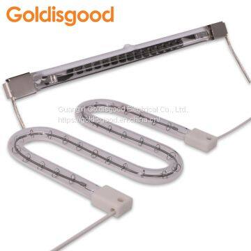 Short Wave White Coated Infrared Heater Tube Quartz Tungsten Heating Lamp photo-5