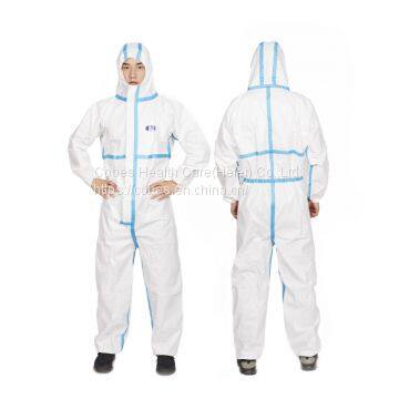 Factory supply Hospital Use Coronavirus Isolation Clothing Disposable Medical Protective Clothing