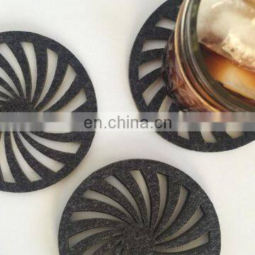 Custom Design Red Color Cup Heated Drink Coaster Holder Table for Drinks Felt Coasters Kung fu Tea Ceremony Accessories photo-7