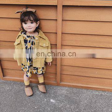 Best Selling High Quality Flounce Cotton Floral Dress China Manufacturer Casual Fashion Kids Dresses