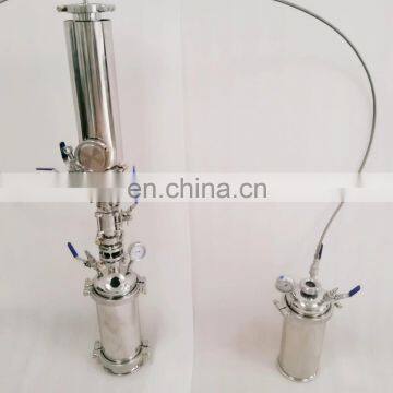 lLB bidirectional Extraction Machine Bho Butane Closed Loop Extractor with non jacketed splatter platter