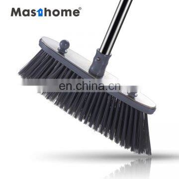 Masthome  Durable Stainless steel  long handle broom plastic stick broom