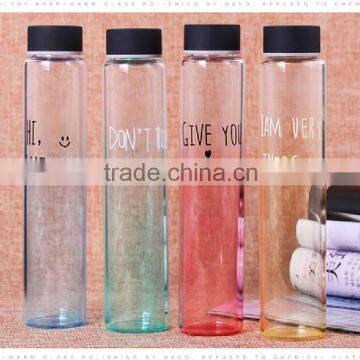 glass water bottle/nail polish glass bottle