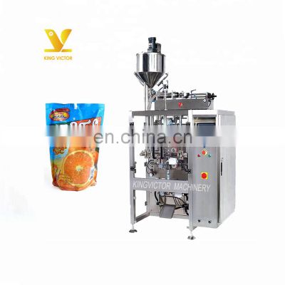 Professional designed juce pouch filling and packing packaging machine price