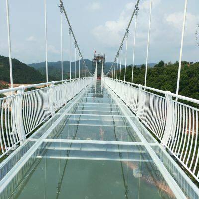 Popular Amusement Equipment Glass Bridges Walkway Glass Bridge Supplier