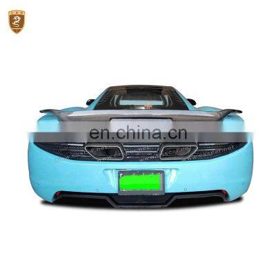 Top quality dry carbon fiber spoiler rear wing for mclaren mp4 650s AERO style