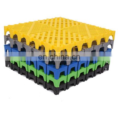 High quality plastic pvc interlocking garage floor tile