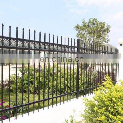 Galvanized Steel Picket Fence PVC Coated Steel Fence Zinc Steel Fence photo-4