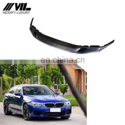 M5 Carbon Fiber Front Lip Spoiler for BMW F90 M5 Sedan 4-Door 2018-2019