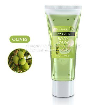 Variety Olives Lemon Peach Organic Body Wash  Exfoliating Body Wash Refreshments Body wash