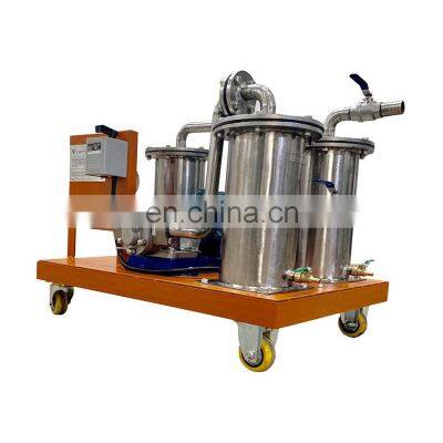 Stainless Steel Portable Used Cooking Oil Impurities Removing Oil Filtration