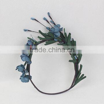 New Design Bridal Artificial Flower Wedding Beach Hair Wreath photo-3