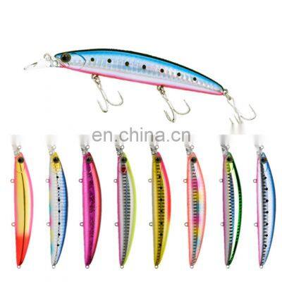 2021 New Design 110mm 19g Wholesale Artificial Bait Floating Jerkbait 12 Colors fishing lures minnow