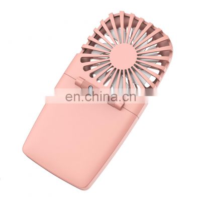 KINGSTAR hot selling mini phone fan foldable usb fan with power bank