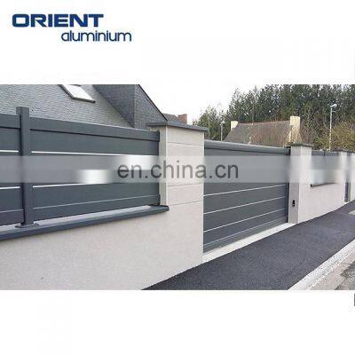 Canada Market Aluminium Privacy Fence Cloture en Aluminium Slat Fence China Factory photo-2