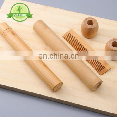 Eco Friendly Custom Natural soft Bamboo Toothbrush case