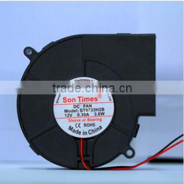 97*97*33mm sleeve and ball bearing dc axial blower fan 12v 24v