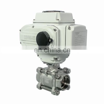 Socket Welded Electric Ball Valve Stainless steel 304 ON OFF Type Two Ways Motorized Electric Valve