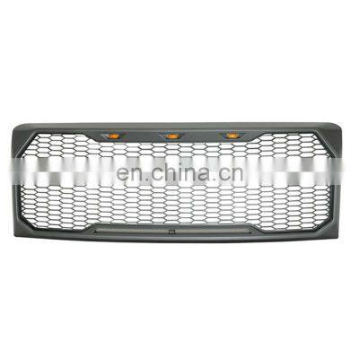 Offroad ABS Front Grille With Light for F-150 09-14 Car Accessories Car Mesh Grille