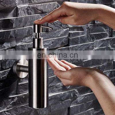 2022 Stainless Steel 304 Wall Mount Liquid metal Soap Dispenser Bathroom Accessories shower shampoo