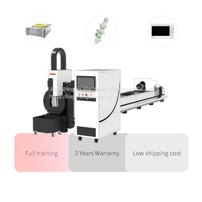 3kw 6kw Circular Section Round Square Rectangular Tubes Fiber Laser Cutting Machine for Metal Ss CS Processing